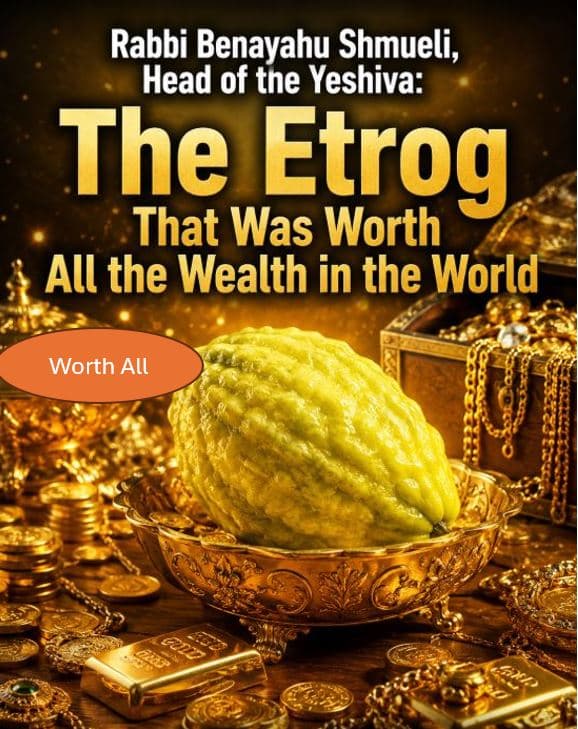 The Etrog That Was Worth All the Wealth in the World
