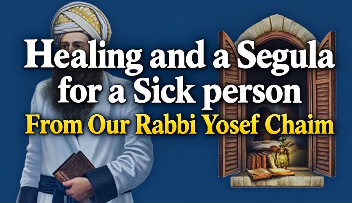 healing - Rabbi Yosef Chaim