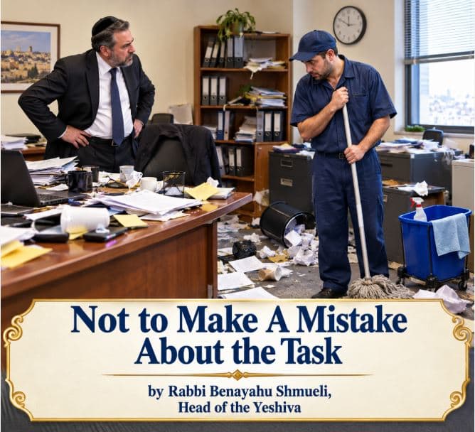 Not to Make a Mistake About the Task